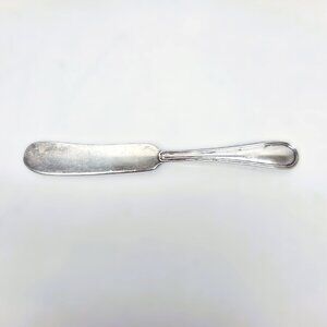 Birks Regency York Spreader Knife Silver Plate 5-1/8" Discontinued Vintage